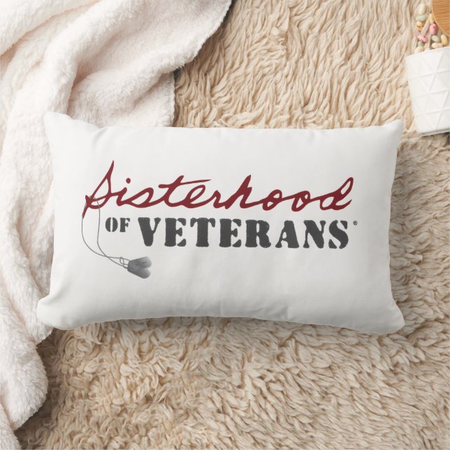 Sisters of Veterans Military Pride Design Lendenkissen (Decke)