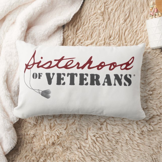 Sisters of Veterans Military Pride Design Lendenkissen (Decke)