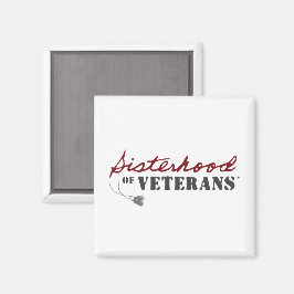 Sisters of Veterans Military Pride Design Magnet