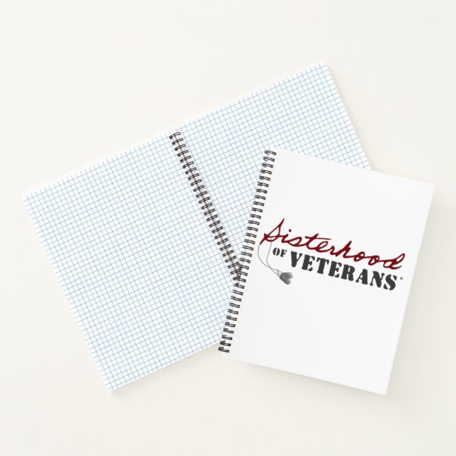 Sisters of Veterans Military Pride Design Notizbuch (Innenseite)