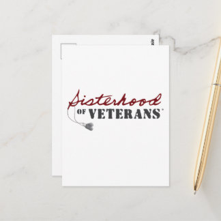 Sisters of Veterans Military Pride Design Postkarte