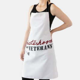 Sisters of Veterans Military Pride Design Schürze