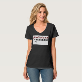 Sisters of Veterans Military Pride Design T-Shirt