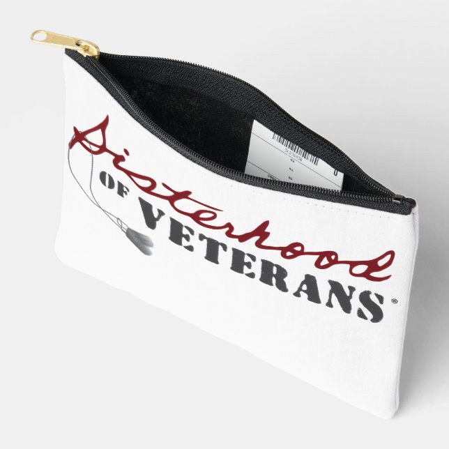 Sisters of Veterans Military Pride Design Zubehörtasche (Offen)