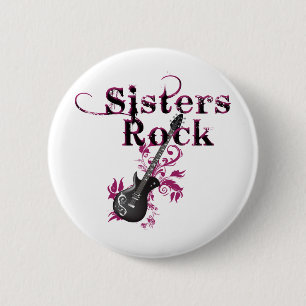 Sisters Rock Button