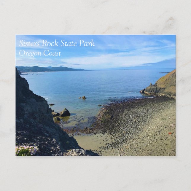 Sisters Rock State Park Oregon Coast Postkarte (Vorderseite)