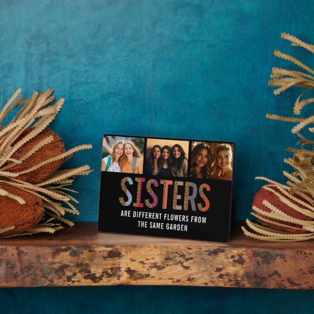 Sisters sind verschiedene Blume benutzerdefinierte Fotoplatte (Seite)