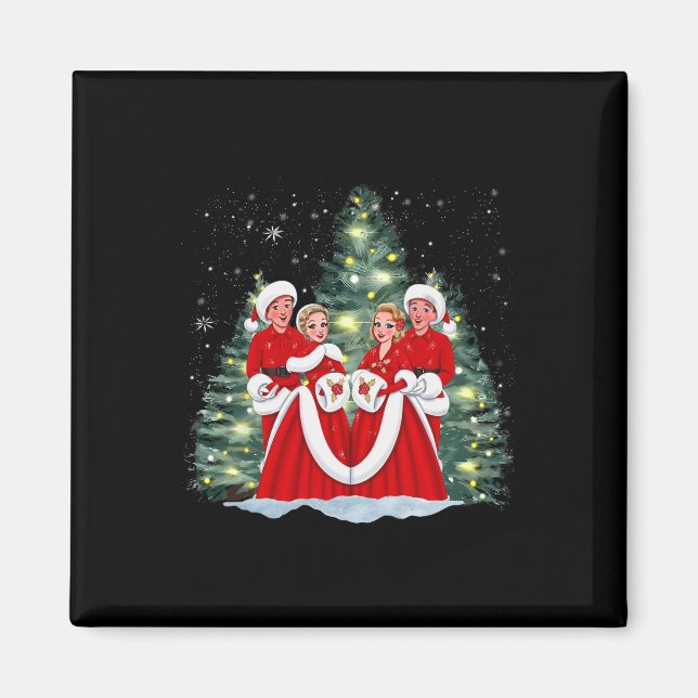 Sisters White Christmas Movie 1954 Xmas Snow Holid Magnet (Vorne)