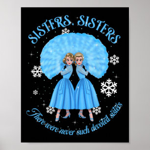 Sisters White Christmas Movie 1954 Xmas Snow Holid Poster