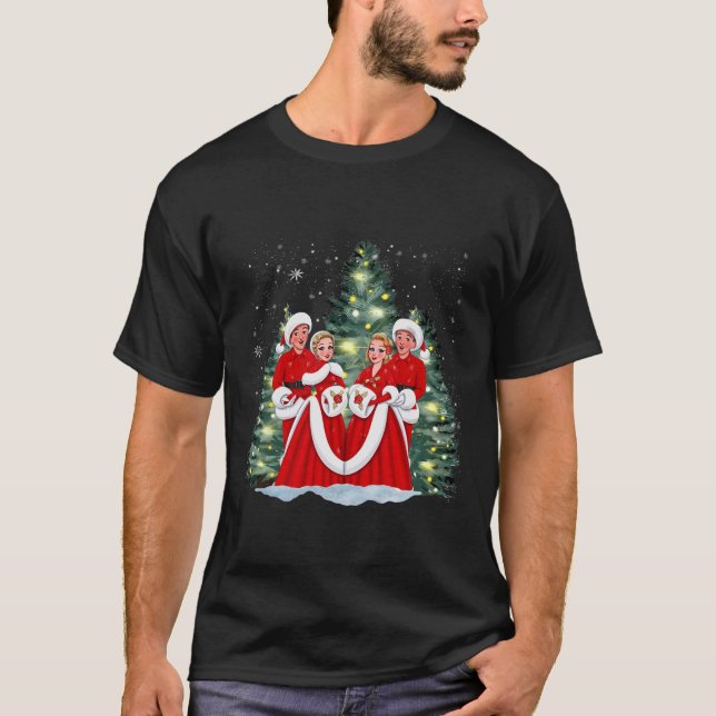 Sisters White Christmas Movie 1954 Xmas Snow Holid T-Shirt (Vorderseite)