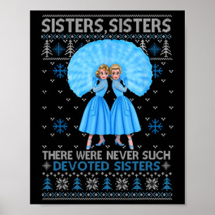 Sisters White Xmas Snow Weihnachtsfilm 1954 Holid Poster