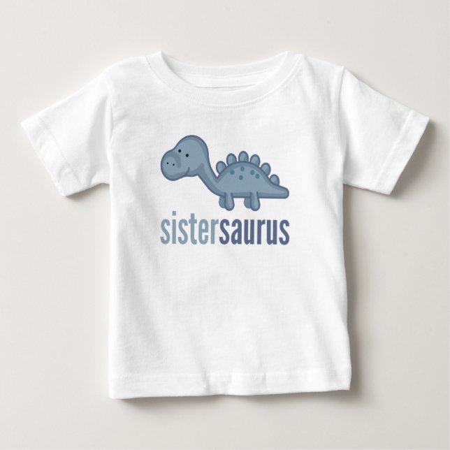 Sistersaurus Dinosaur Sister Matching TShirt (Vorderseite)