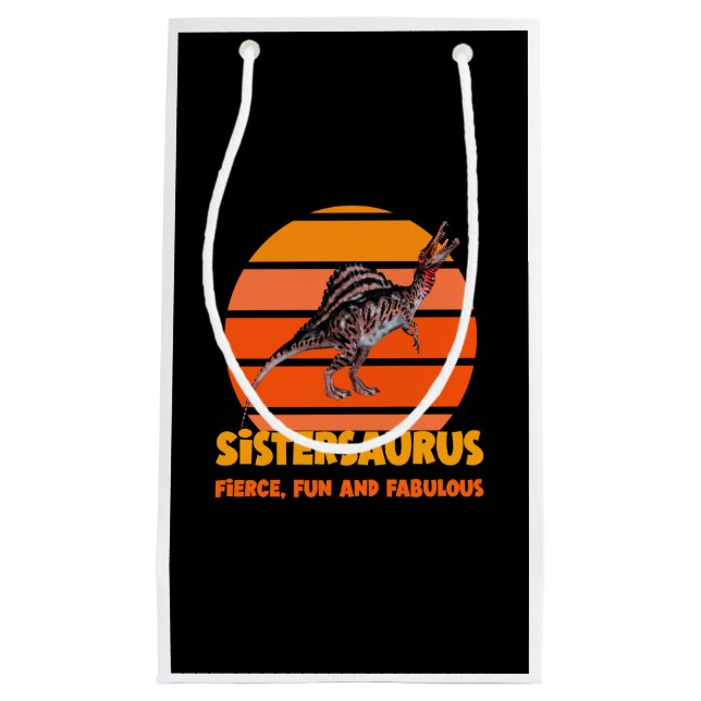 Sistersaurus: Fierce, Spaß und fabelhaft Kleine Geschenktüte (Vorderseite)