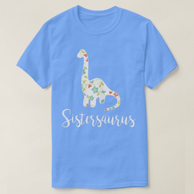 Sistersaurus Sister Saurus für Big and Little Sis T-Shirt (Design vorne)
