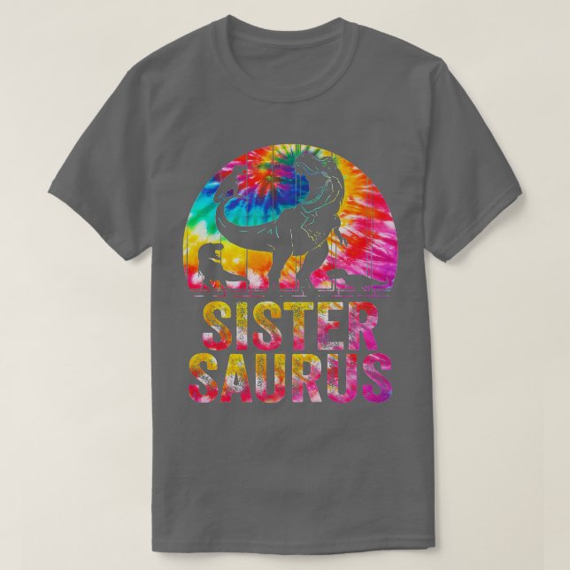 Sistersaurus T Rex Dinosaur Sister Saurus Family m T-Shirt (Design vorne)