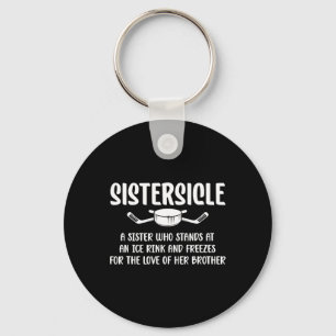Sistersicle Definition Eishockey Schwester eines H Schlüsselanhänger