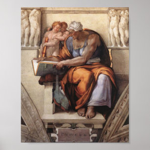 Sistine Chapel Ceiling: Cumaean Sibyl Michelangelo Poster