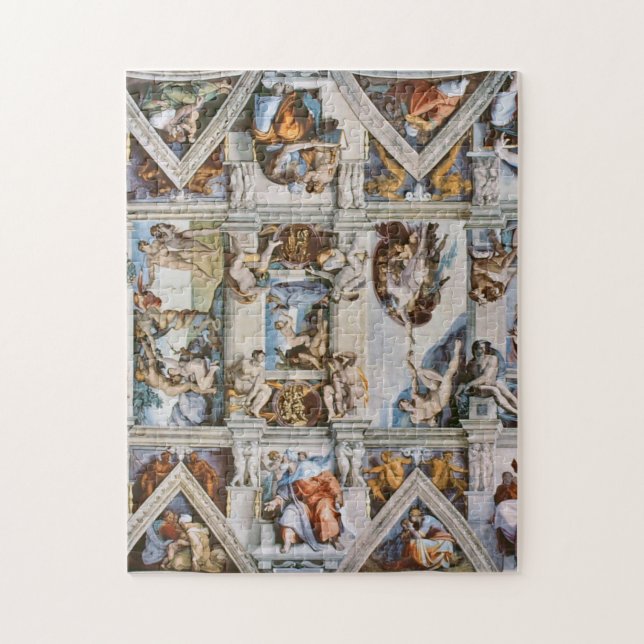 Sistine Chapel Ceiling Michelangelo Puzzle (Vertikal)