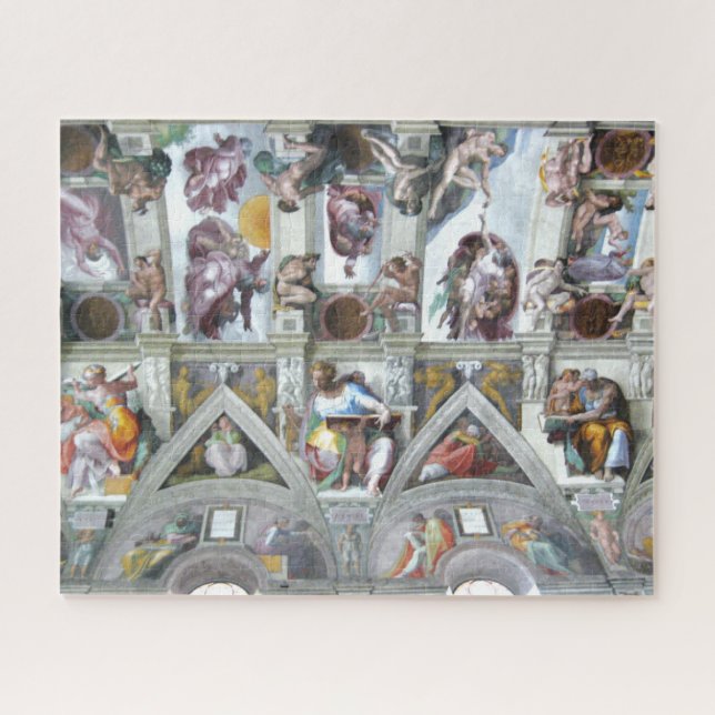SISTINE CHAPEL CEILING Vatikan Rom Puzzle (Horizontal)