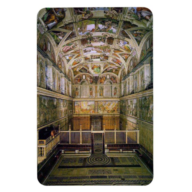 Sistine Chapel Roof Magnet (Vertikal)