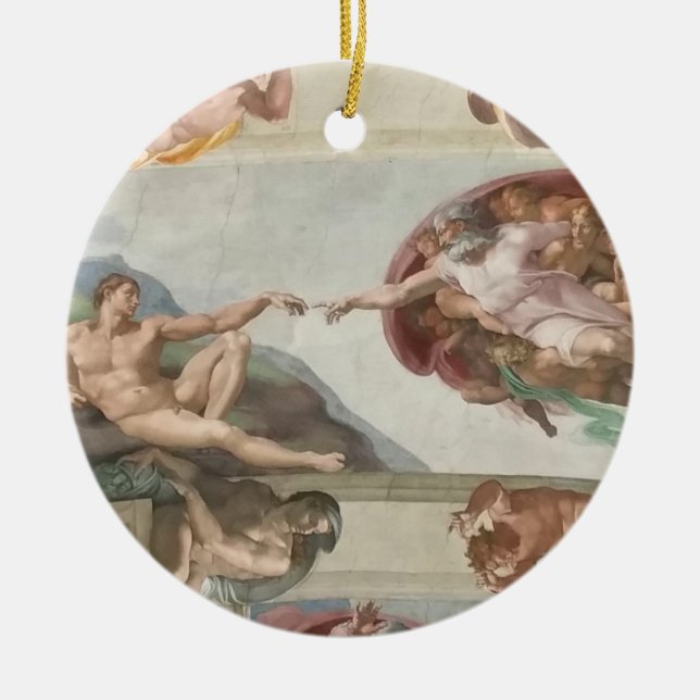 Sistine Chapel Vatican Keramik Ornament (Vorne)