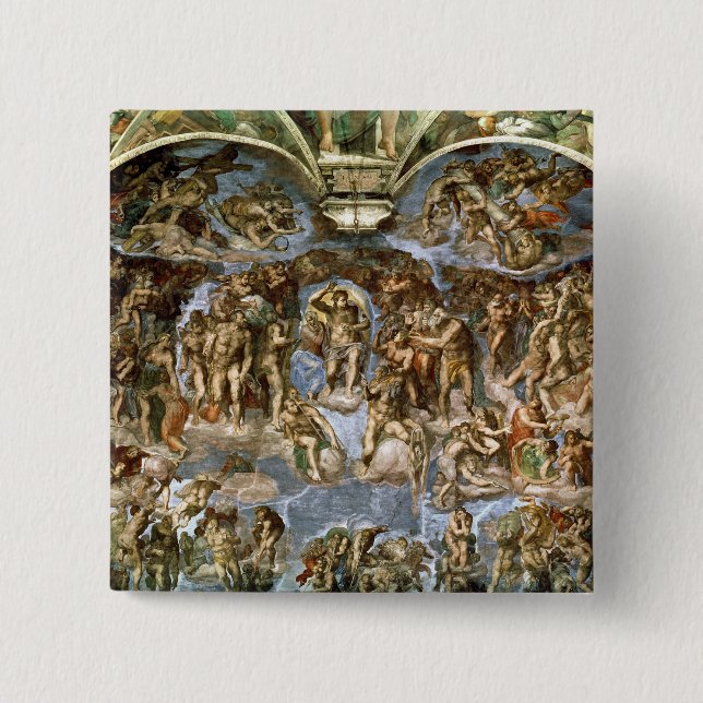 Sistine Kapelle: Das letzte Urteil, 1538-41 Button (Vorderseite)