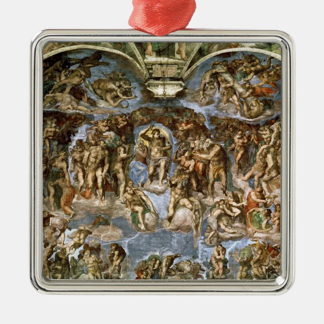 Sistine Kapelle: Das letzte Urteil, 1538-41 Ornament Aus Metall (Vorne)