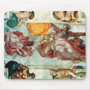 Sistine Kapellen-Decke 3 Mousepad