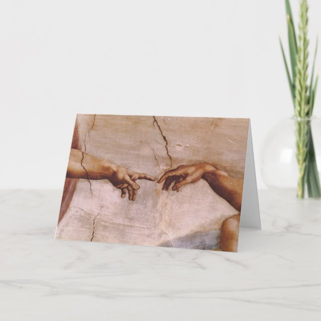 Sistine Kapellen-Decke Karte (Vorderseite)