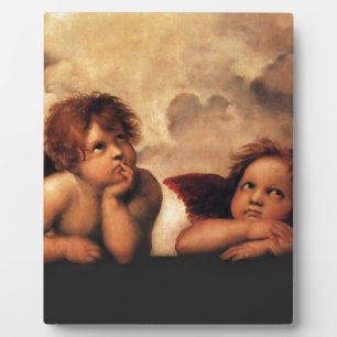 Sistine Madonna 2 Angels by Raphael Fotoplatte