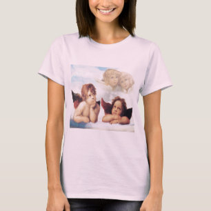 Sistine Madonna 2 Engel durch RAPHAEL T-Shirt