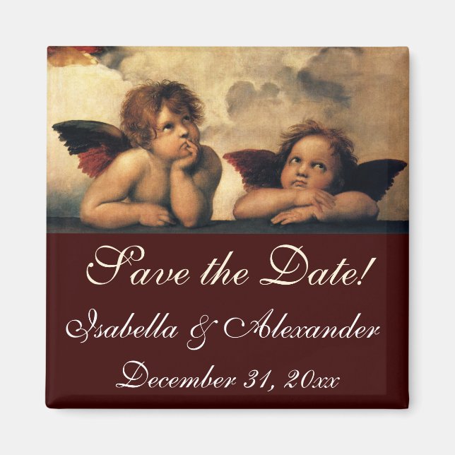 Sistine Madonna del Sasso Magnet (Vorne)