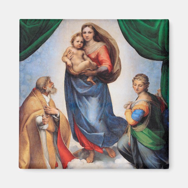 Sistine Madonna, Raphael Magnet (Vorne)