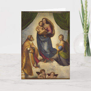 Sistine Madonna von Rapahel Karte
