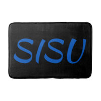 SISU Finnische Sauna-Badematte (Schwarz; Alter Sch