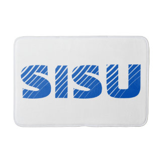 SISU Finnische Sauna Bath Mat (Weiß) Badematte