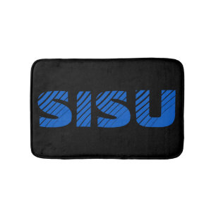 SISU Finnish Sauna Bath Mat (Schwarz)Klein) Badematte