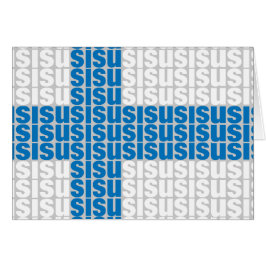 Sisu Flaggen-faltende Karte