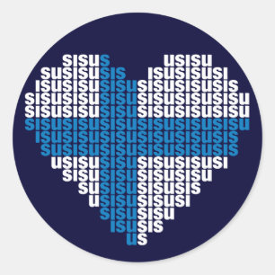 Sisu Heart Sticker