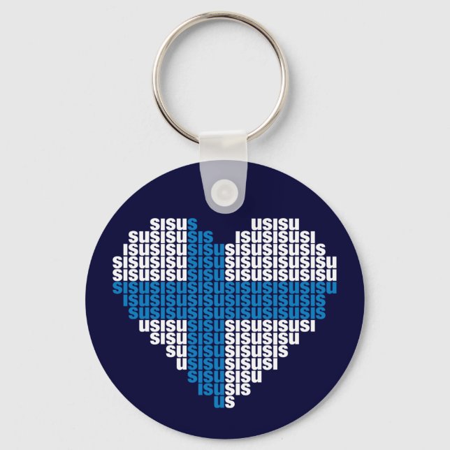 Sisu Herz Keychain Schlüsselanhänger (Vorderseite)