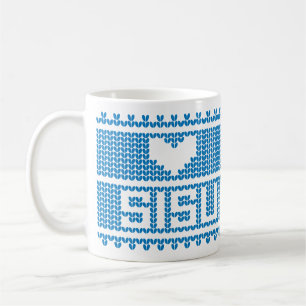 Sisu Herz-Strick-Tasse 2 Kaffeetasse