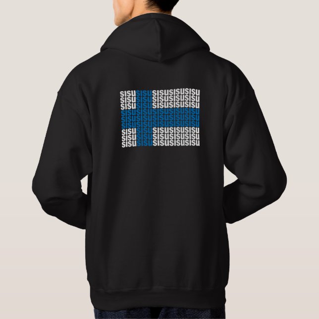 Sisu hinteres mit Kapuze Sweatshirt (Rückseite)