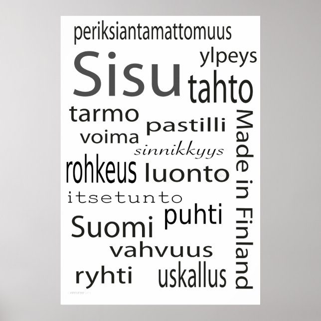 Sisu juliste - poster (Vorne)