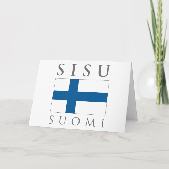 Sisu Suomi Karte (Vorderseite)
