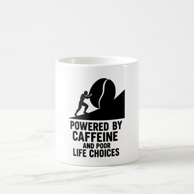 Sisyphus Coffee Grind Funny Sarcastic Quote Tasse (Mittel)