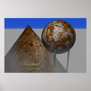 Sisyphus (Druck) Poster
