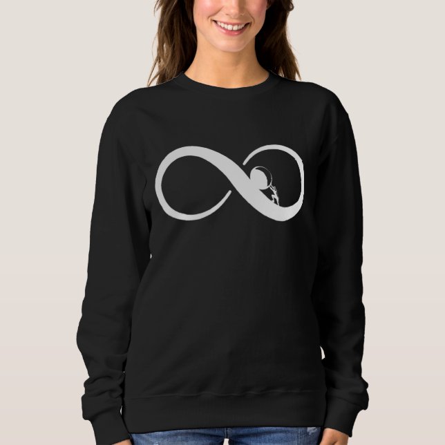 Sisyphus Infinity-Symbol Sweatshirt (Vorderseite)