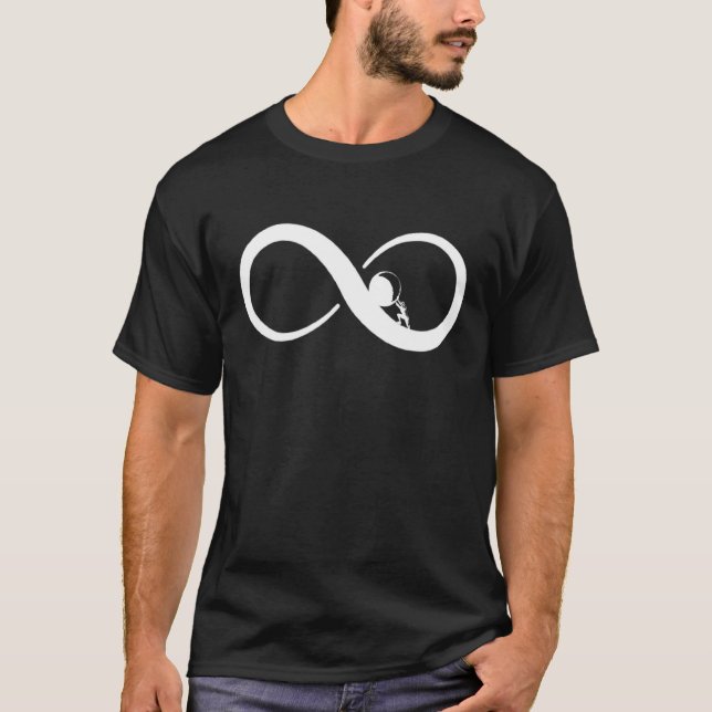 Sisyphus Infinity-Symbol T-Shirt (Vorderseite)