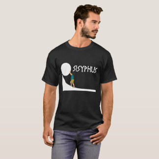 Sisyphus T - Shirt, griechische Mythologie altes T-Shirt
