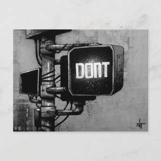 SIT "DON'T" POSTKARTE